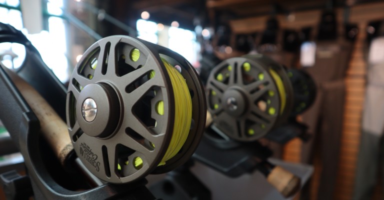 image of fly fishing reels