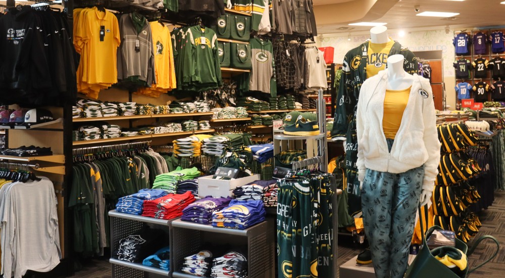 green bay packers stores
