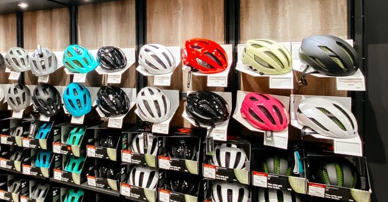 Bike helmets for sale at Des Moines SCHEELS