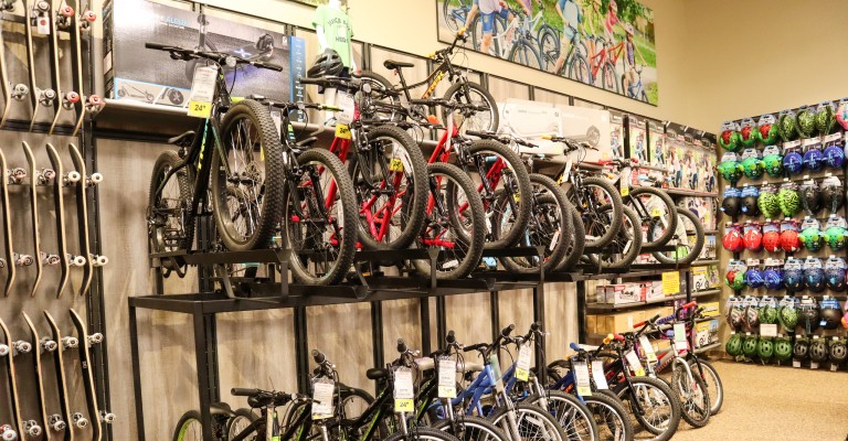 Scheels store bike shop