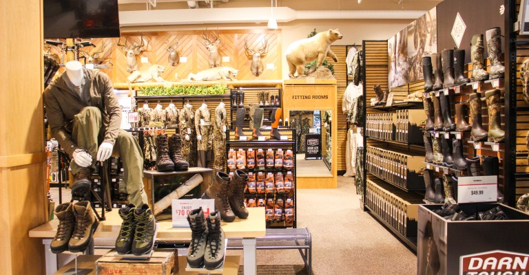 Hunting supply store stores