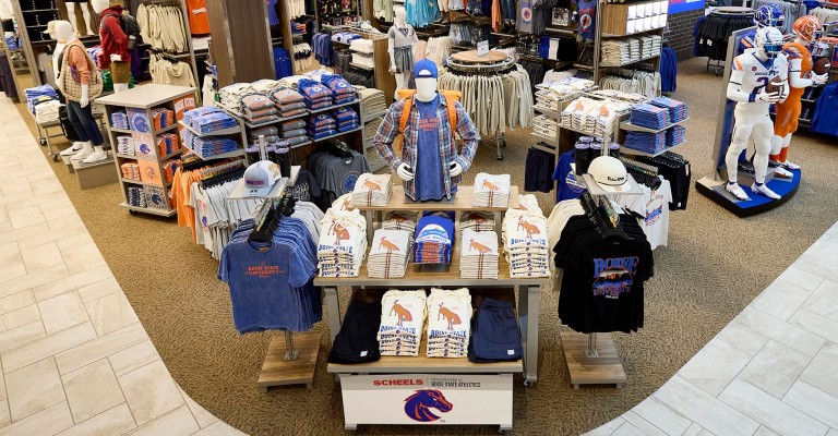 a variety of boise state gear