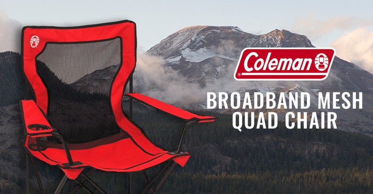 Chair broadband mesh quad coleman hot sale