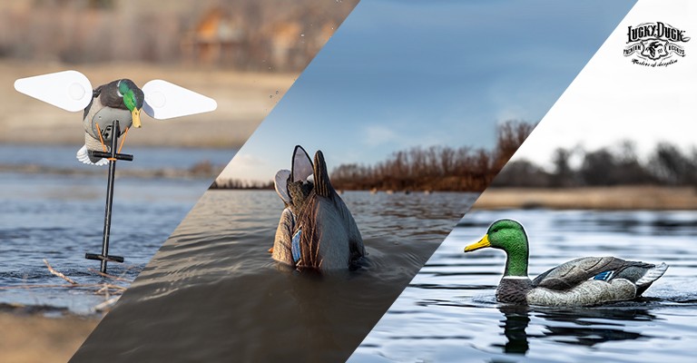 floater duck decoys and spinner duck decoys