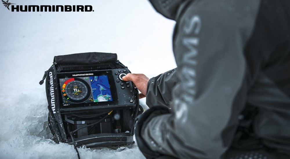 Fish Finder Reading Depth Through Ice 