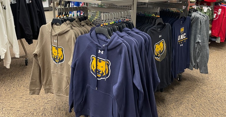 a variety of university of northern colorado clothing at johnstown scheels