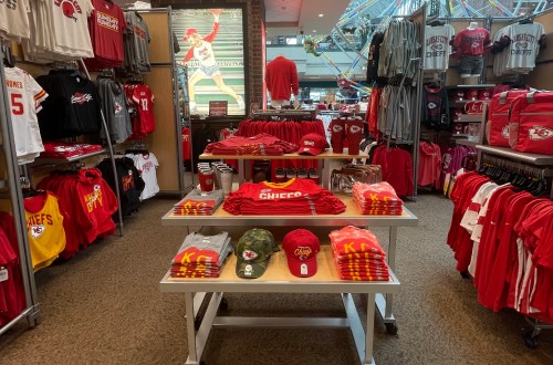 KC Chiefs Gear at Overland Park SCHEELS