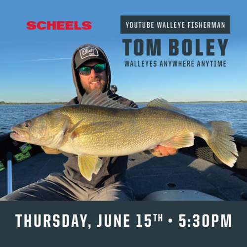 Fargo SCHEELS Walleye Anywhere Anytime Seminar with Tom Boley