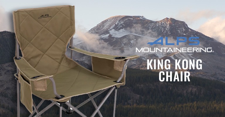 alps mountaineering king king chair on a background