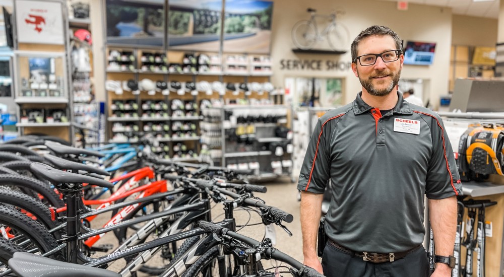 Scheels store bike shop