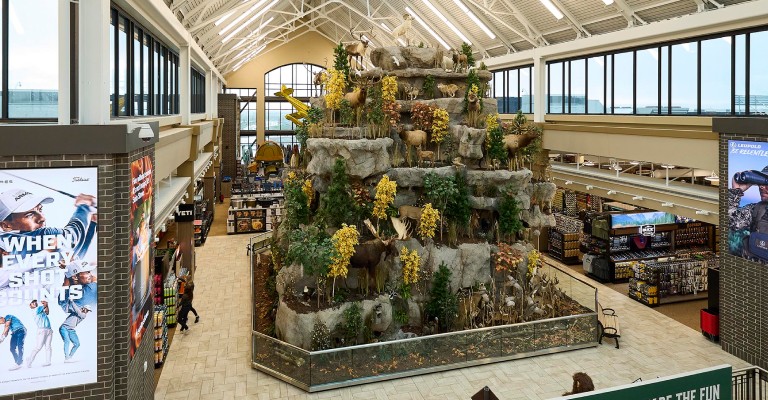a picture of a wildlife mountain at scheels