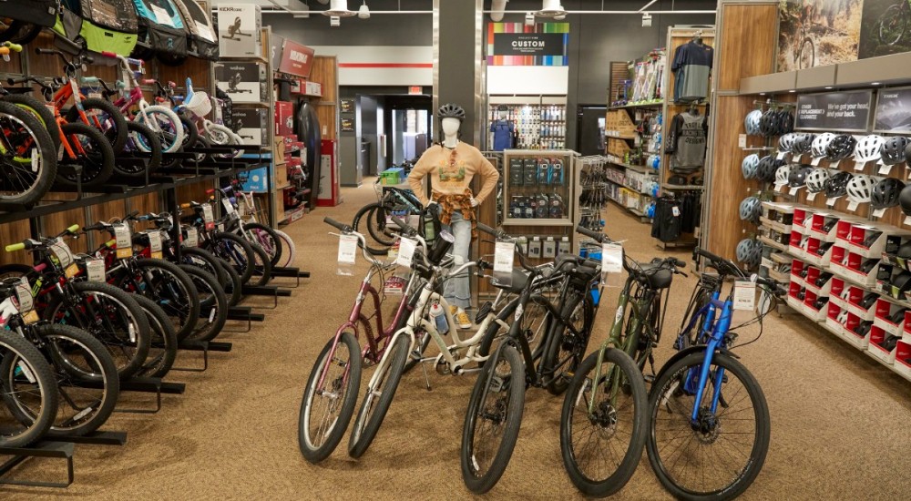 The bike shop at Missoula SCHEELS