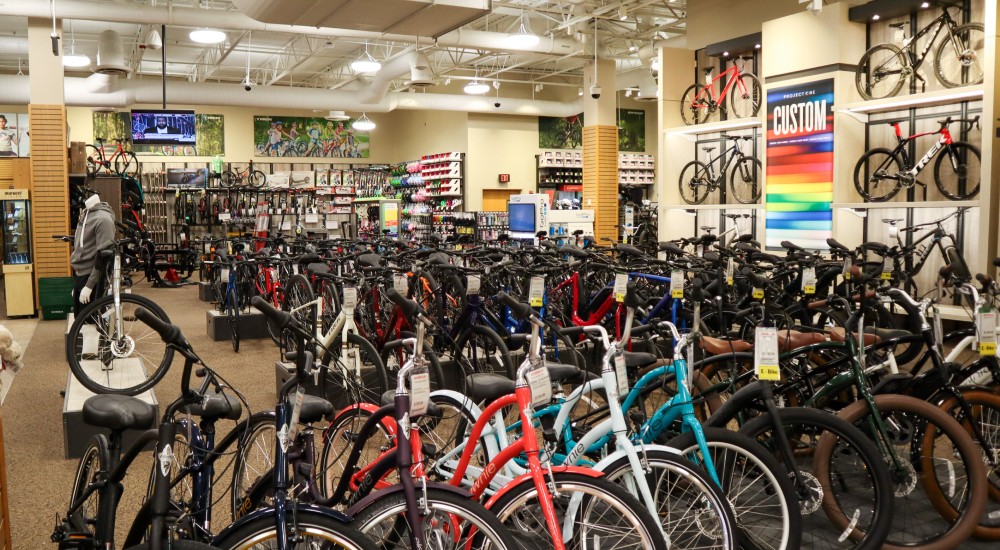 The bike shop at Omaha SCHEELS