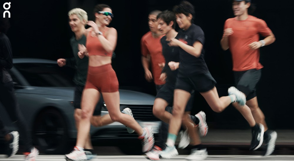 people running wearing On running shoes