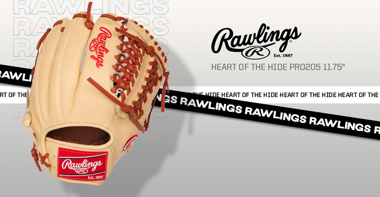 Rawlings Heart of the Hide Custom Pro205 11.75 Pink/Sky Blue