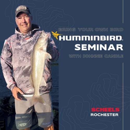 Rochester SCHEELS Humminbird Seminar with Johnnie Candle