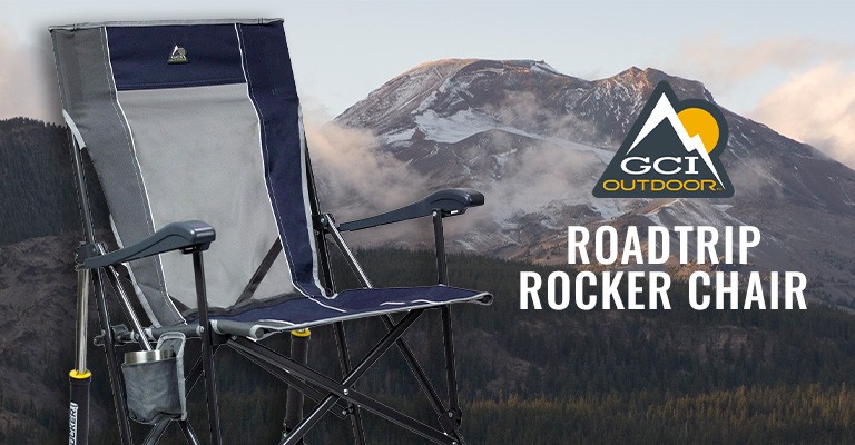 gci outdoor roadtrip rocker on a product backgroud