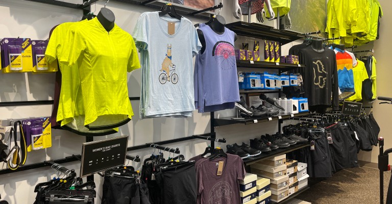 Bike apparel shop online near me