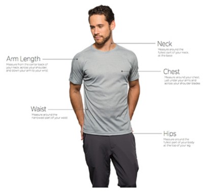 Cotopaxi Men's Apparel Size Chart | SCHEELS.com