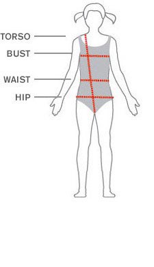Speedo Girl's Swimwear Size Chart