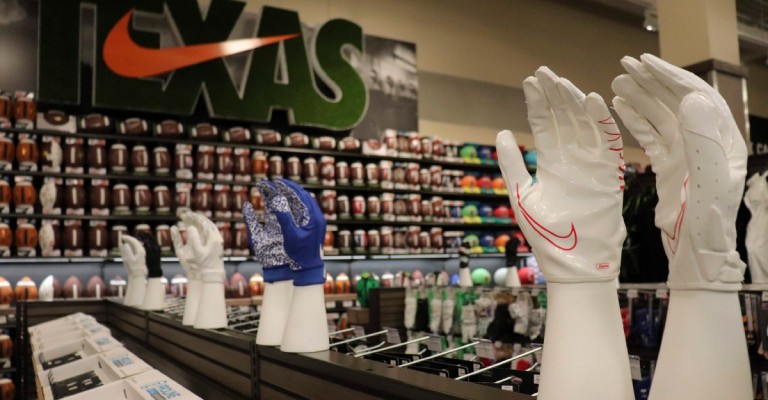 Football gloves at The Colony SCHEELS