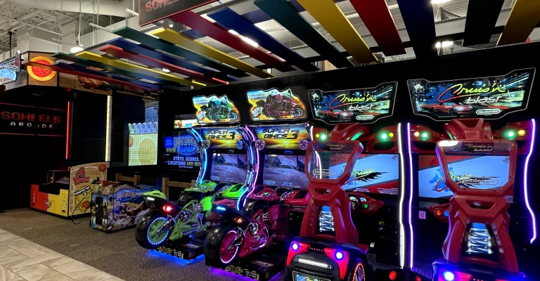 arcade games at the colony scheels