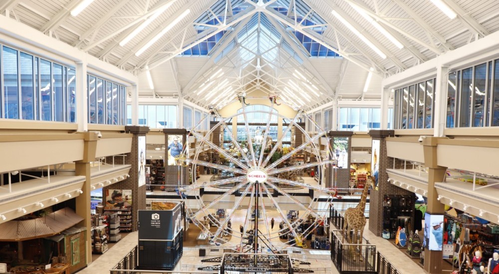 a second floor view at the colony scheels