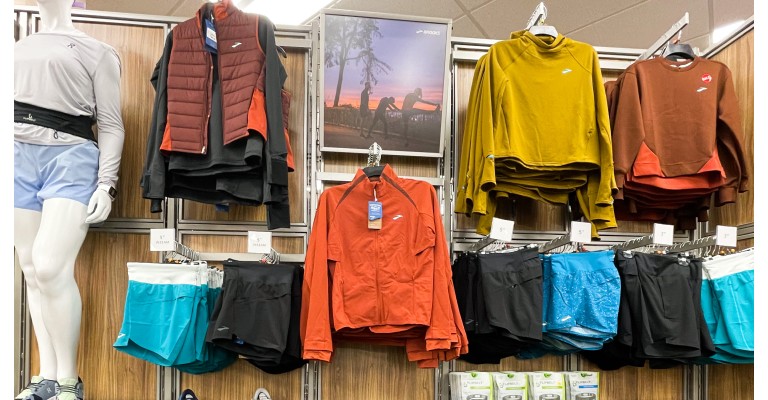 a variety of womens athletic clothing at eden prairie scheels