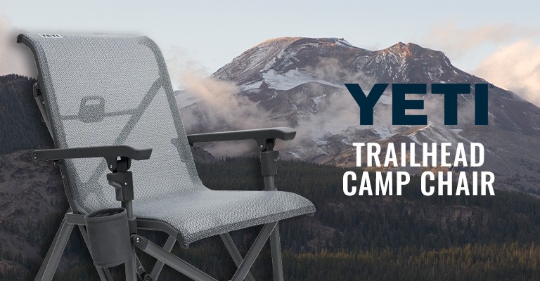 yeti trailhead camp chair on a background